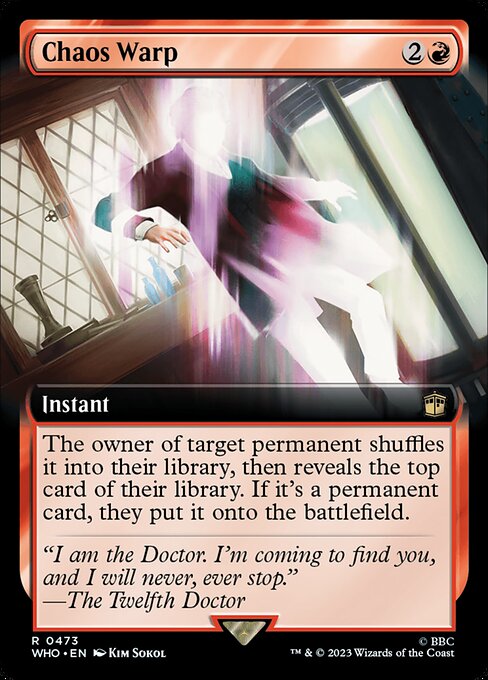 Chaos Warp XWHO-473 Rare Near Mint Englisch Foil