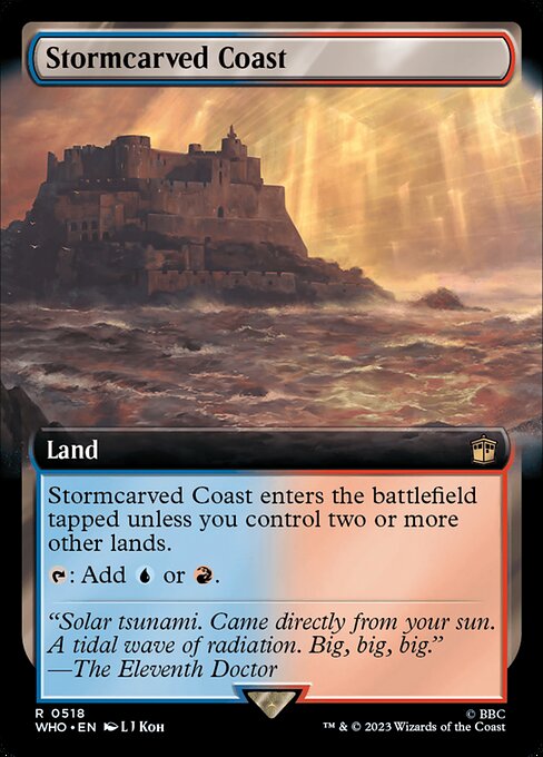 Stormcarved Coast XWHO-518 Rare Near Mint Englisch Foil