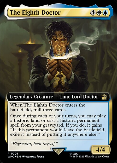 The Eighth Doctor XWHO-1001 Rare Near Mint Englisch Foil