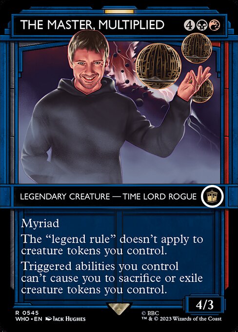 The Master, Multiplied XWHO-545 Rare Light Played Englisch Foil