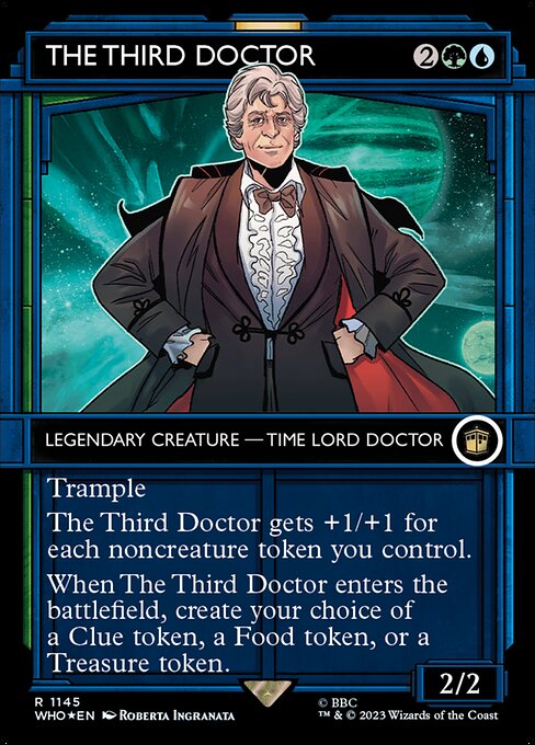 Der Dritte Doctor (V.5) XWHO-1145 Rare Near Mint Englisch Foil