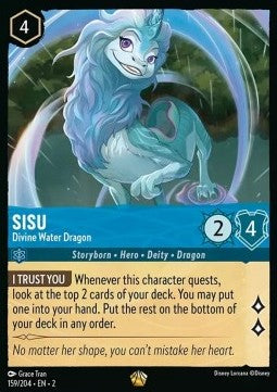 Sisu - Göttlicher Wasserdrache (V.1) 2ROF-159 Legendary Near Mint Deutsch Foil