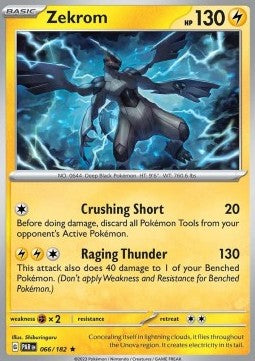 Zekrom PAR-066 Rare Light Played Deutsch