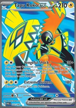 Tapu Koko ex PAR-222 Ultra Rare Near Mint Englisch
