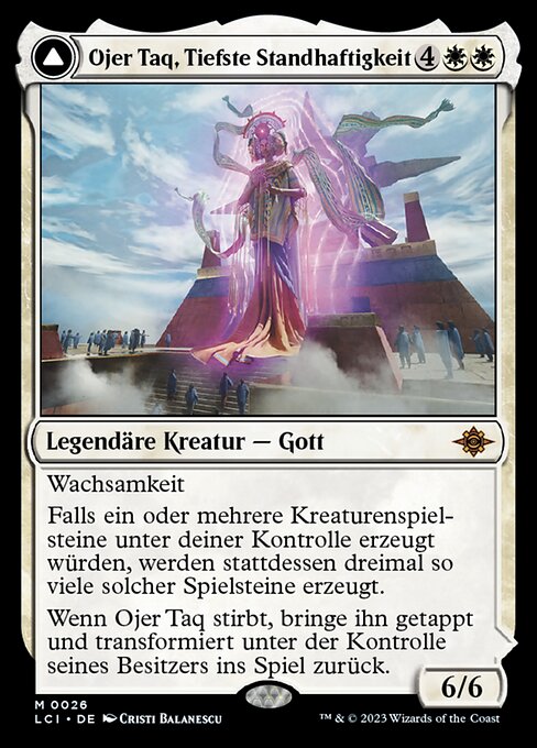 Ojer Taq, Tiefste Standhaftigkeit // Tempel der Zivilisation LCI-26 Mythic Near Mint Deutsch