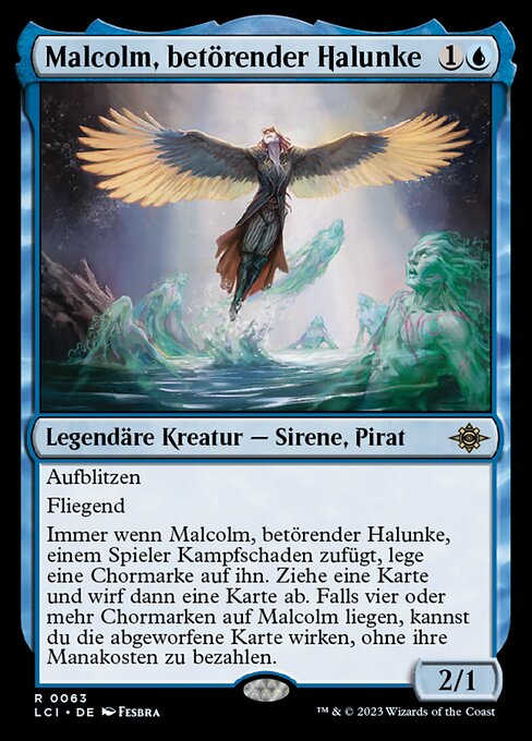 Malcolm, betörender Halunke LCI-63 Rare Near Mint Deutsch