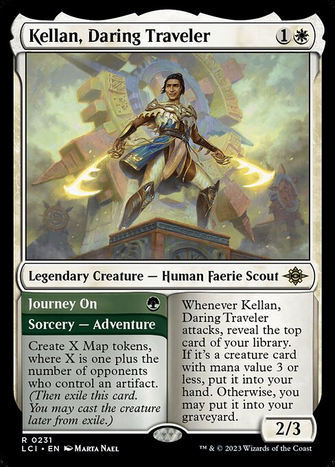 Kellan, Daring Traveler // Journey On LCI-231 Rare Near Mint Englisch
