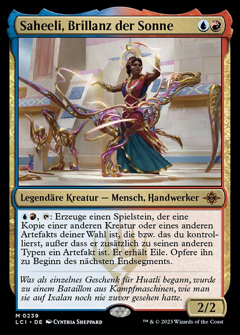 Saheeli, Brillanz der Sonne LCI-239 Mythic Near Mint Deutsch