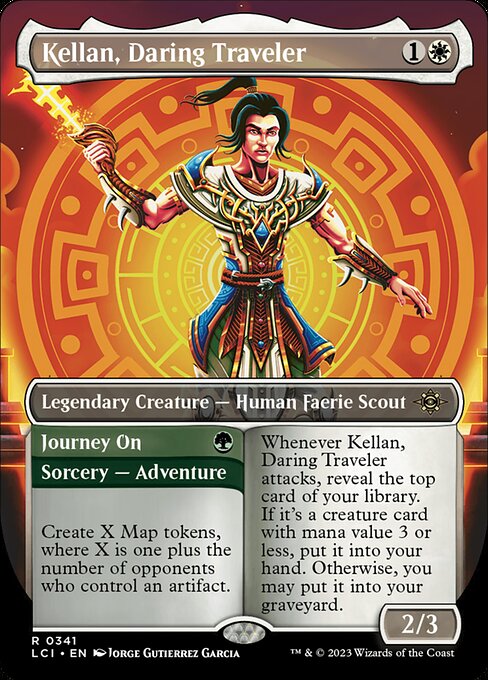 Kellan, Daring Traveler // Weiterziehen XLCI-341 Rare Good Deutsch