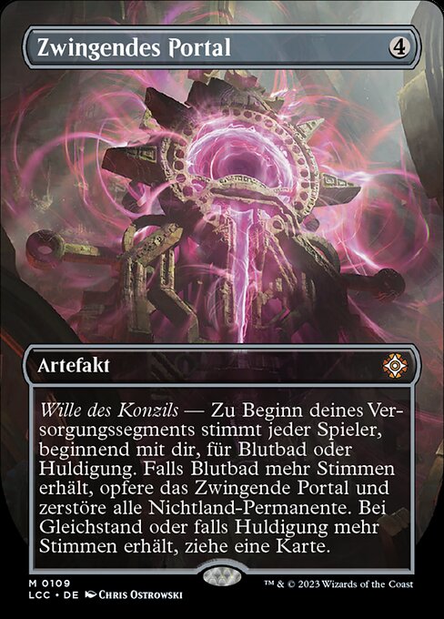 Coercive Portal XLCC-109 Mythic Near Mint Deutsch Foil