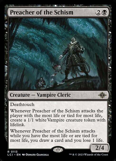Preacher of the Schism LCI-113 Rare Near Mint Englisch Foil