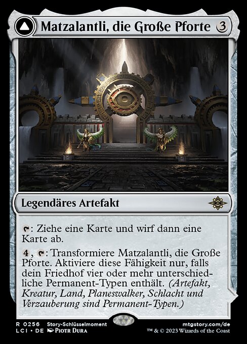 Matzalantli, die Große Pforte // Der Weltenkern LCI-256 Rare Near Mint Deutsch
