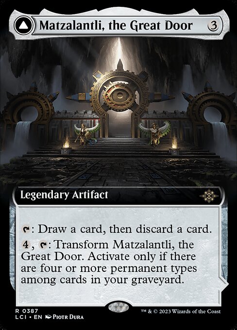 Matzalantli, the Great Door // The Core XLCI-387 Rare Near Mint Englisch Foil