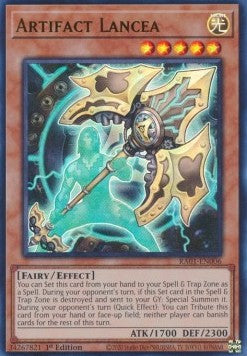 Artefakt Longinuslanze (V.2) RA01-006 Ultra Rare Near Mint Deutsch 1. Auflage