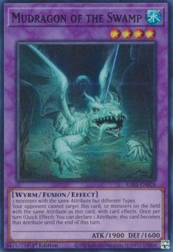 Schlammdrache des Sumpfes (V.1) RA01-028 Super Rare Near Mint Deutsch 1. Auflage