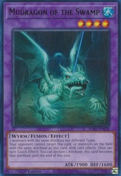 Schlammdrache des Sumpfes (V.2) RA01-028 Ultra Rare Light Played Deutsch 1. Auflage