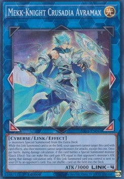 Mekk-Knight Crusadia Avramax RA01-044 Super Rare Excellent Englisch 1. Auflage