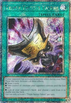 Triple Tactics Talent (V.5) RA01-EN063 Quarter Century Secret Rare Near Mint Englisch 1. Auflage