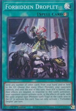 Verbotener Tropfen (V.1) RA01-064 Super Rare Excellent Deutsch 1. Auflage