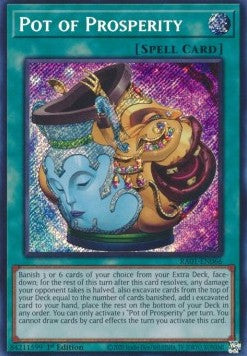 Pot of Prosperity RA01-066 Secret Rare Excellent Englisch 1. Auflage