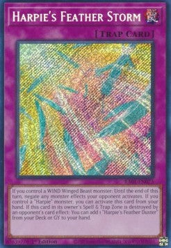 Harpyien-Federsturm (V.3) RA01-073 Secret Rare Near Mint Deutsch 1. Auflage