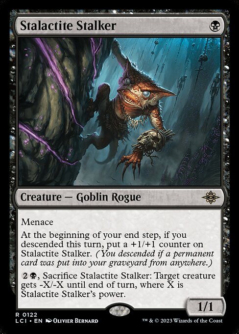 Stalactite Stalker LCI-122 Rare Near Mint Englisch Foil