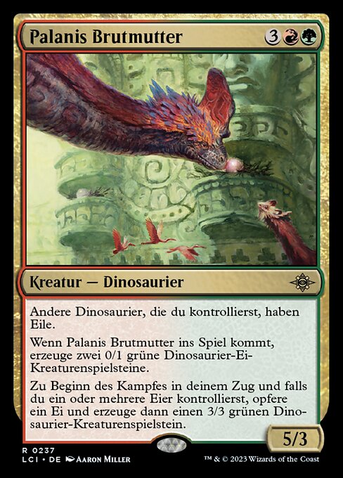 Palanis Brutmutter LCI-237 Rare Excellent Deutsch Foil