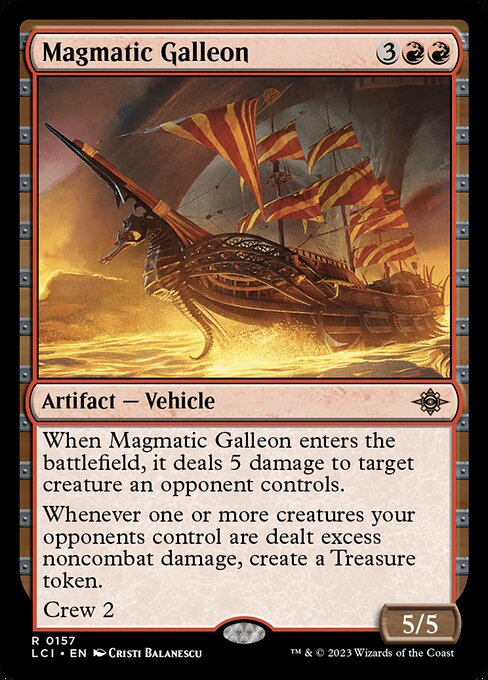 Magmatic Galleon LCI-157 Rare Near Mint Englisch