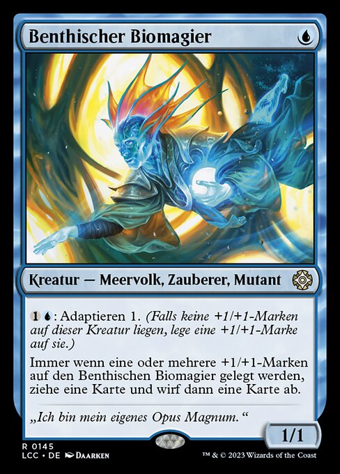 Benthischer Biomagier LCC-145 Rare Near Mint Deutsch