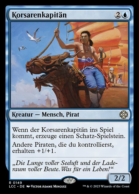 Korsarenkapitän LCC-149 Rare Near Mint Deutsch