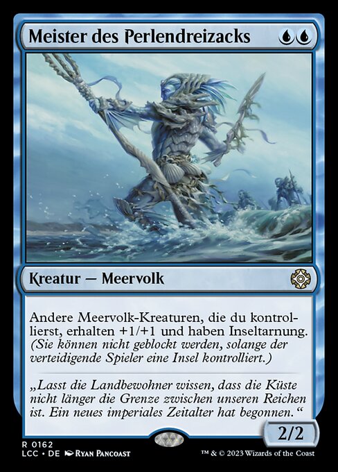 Meister des Perlendreizacks LCC-162 Rare Near Mint Deutsch
