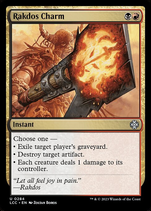 Rakdos Charm LCC-284 Uncommon Near Mint Englisch