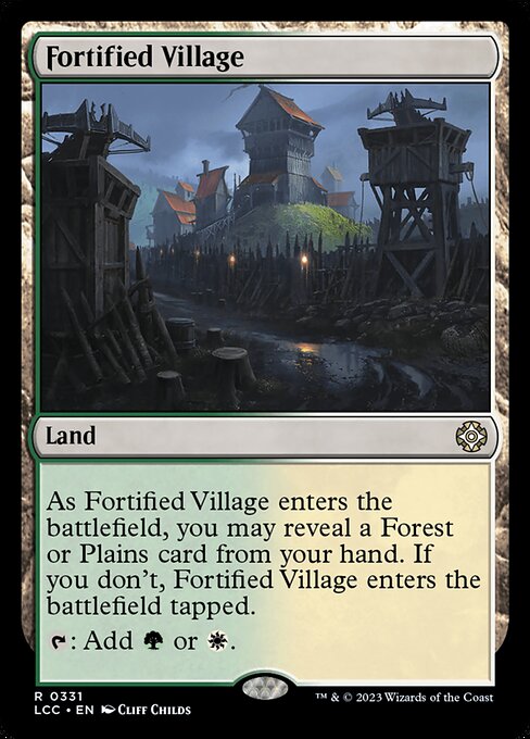 Fortified Village LCC-331 Rare Near Mint Englisch