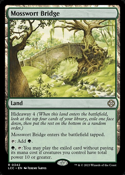 Mosswort Bridge LCC-342 Rare Near Mint Englisch