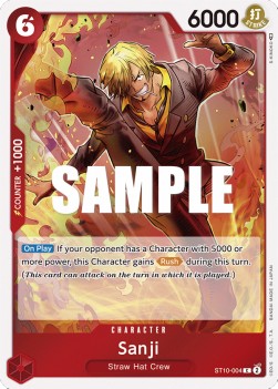 Sanji (ST10-004) ST-10 Common Near Mint Englisch