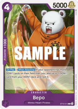 Bepo (ST10-012) ST-10 Common Near Mint Englisch