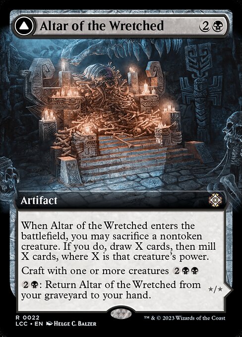 Altar of the Wretched // Wretched Bonemass XLCC-22 Rare Excellent Englisch