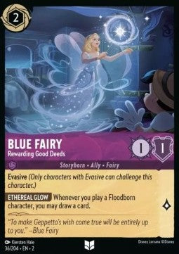 Die Blaue Fee - Belohnt gute Taten 2ROF-36 Uncommon Boosterfrisch Englisch Foil