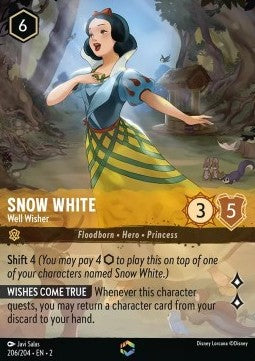 Schneewittchen - Am Wunschbrunnen (V.2) 2ROF-206 Enchanted Boosterfrisch Englisch Foil