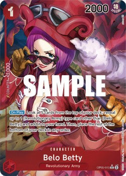 Belo Betty (OP05-015) (V.2) OP05 Alternate Art Near Mint Englisch
