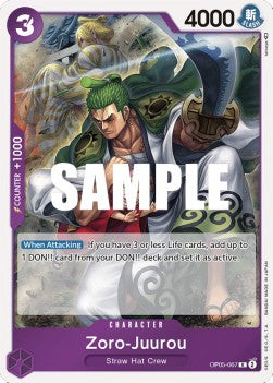 Zoro-Juurou (OP05-067) (V.1) OP05 Rare Near Mint Englisch