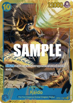 Kaido (OP05-118) (V.1) OP05 Secret Rare Near Mint Englisch
