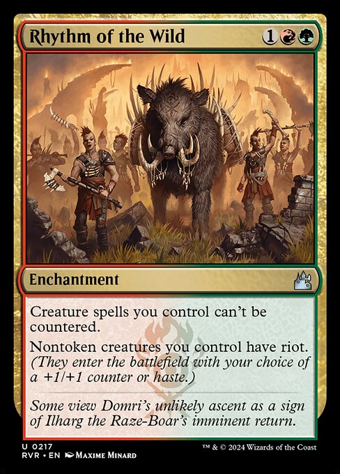Rhythmus der Wildnis RVR-217 Uncommon Near Mint Englisch Foil