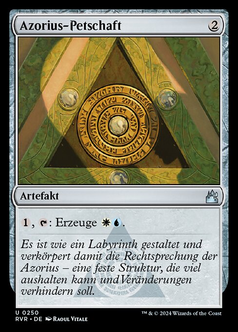 Azorius-Petschaft RVR-250 Uncommon Near Mint Deutsch