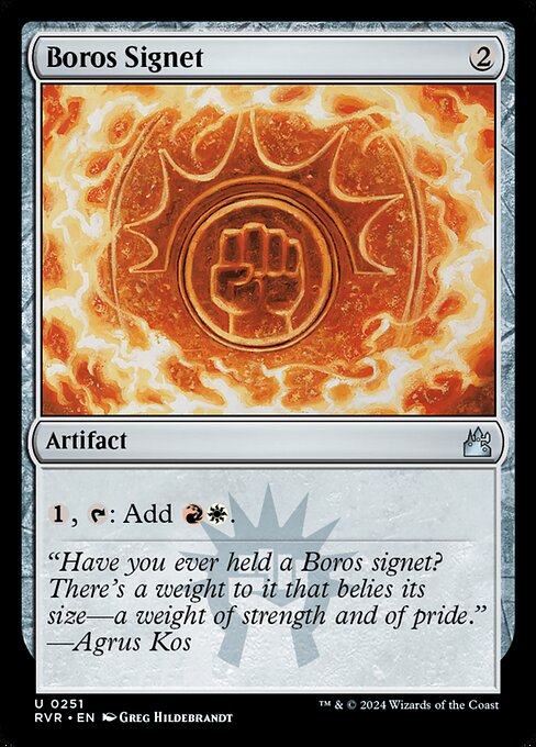 Boros Signet RVR-251 Uncommon Excellent Englisch
