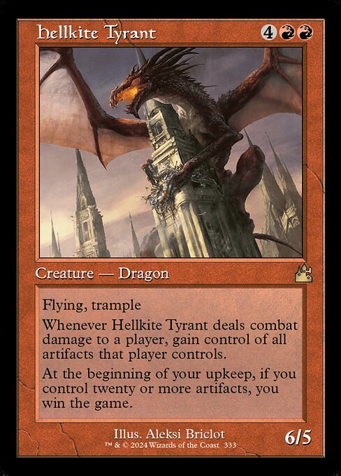 Hellkite Tyrant XRVR-333 Rare Near Mint Englisch
