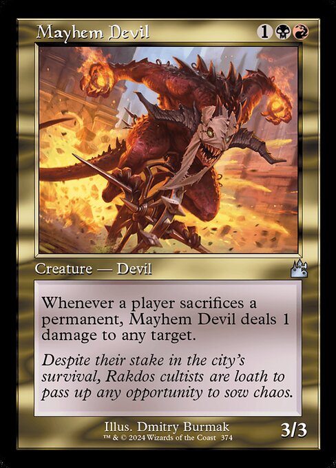 Mayhem Devil XRVR-374 Uncommon Near Mint Englisch