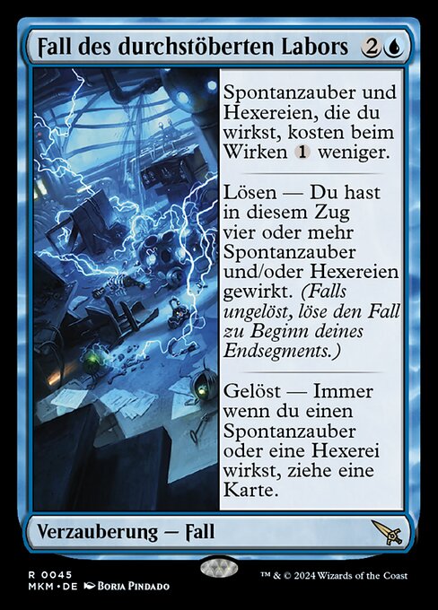 Fall des durchstöberten Labors MKM-45 Rare Good Deutsch