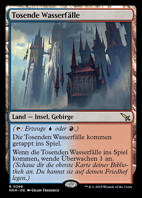 Tosende Wasserfälle MKM-269 Rare Good Deutsch