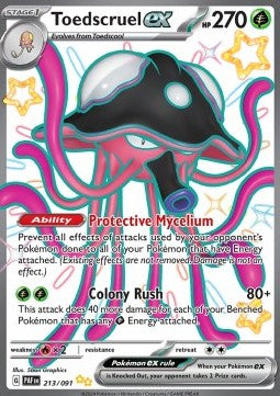 Toedscruel ex PAF-213 Shiny Ultra Rare Excellent Englisch